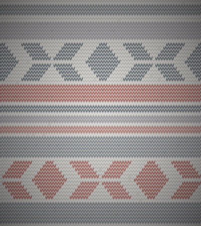 vector illustration of a seamless knitted background.のイラスト素材