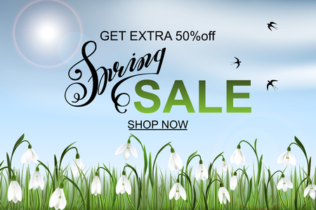 Spring layoutのイラスト素材