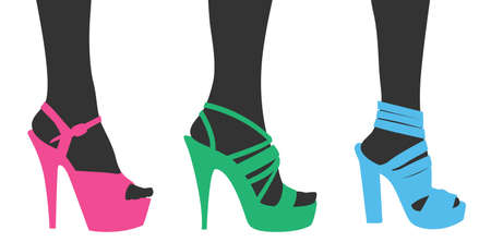 Woman shoesのイラスト素材