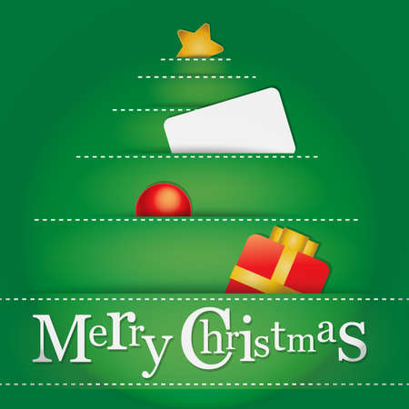 Graphics for Christmas greeting cardのイラスト素材