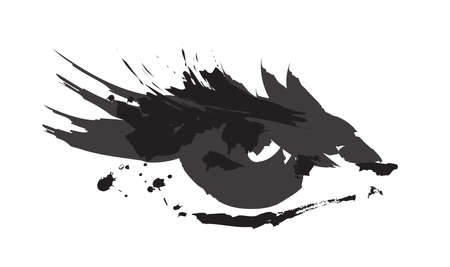 Painted woman eyeのイラスト素材