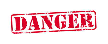 Danger Vector Stampのイラスト素材