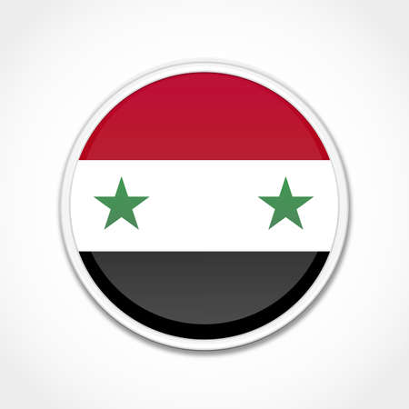 Syrian Flagのイラスト素材