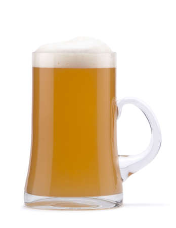 Not filtered beer in mugの写真素材