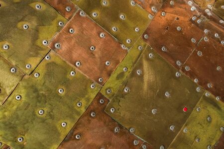 bronze metal texture with high details rivetの写真素材