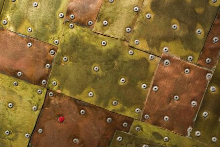 bronze metal texture with high details rivetの写真素材