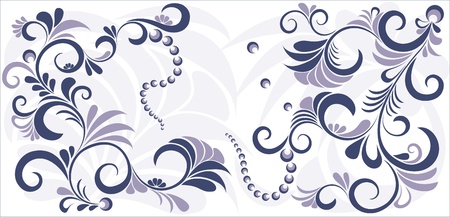 Vector abstract floral fantasyのイラスト素材