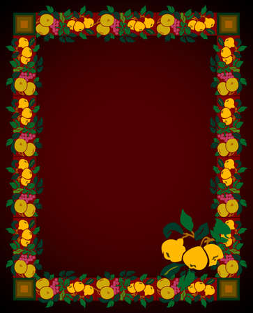 vector abstract colorful frameのイラスト素材