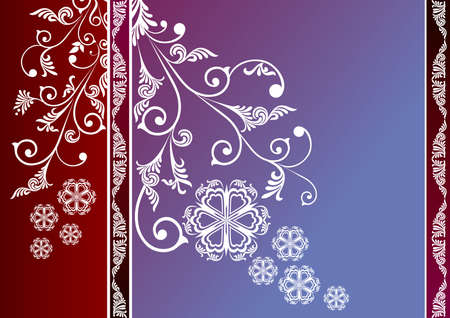 Abstract vector floral compositionのイラスト素材