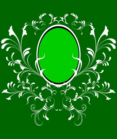 Abstract vector floral compositionのイラスト素材