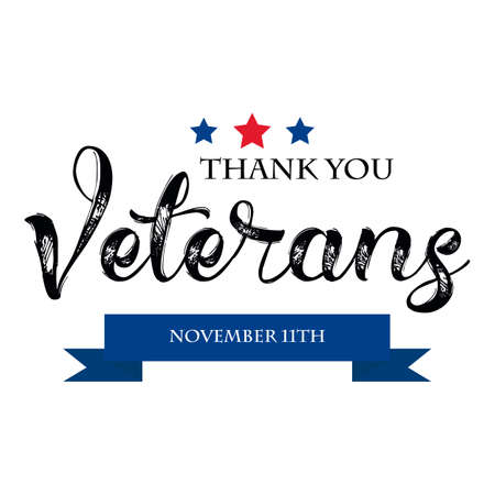 Day veteran banner illustration.のイラスト素材