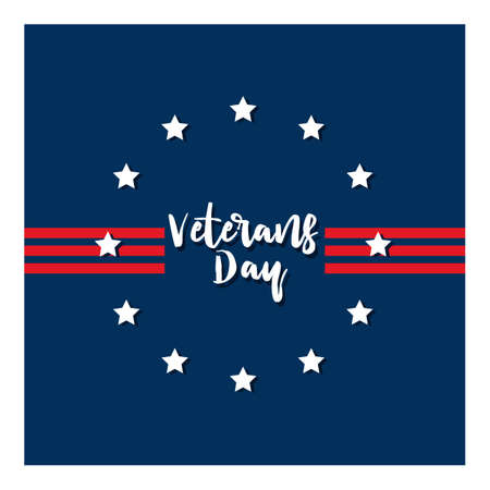 Veterans day usa banner, vector illustrationのイラスト素材