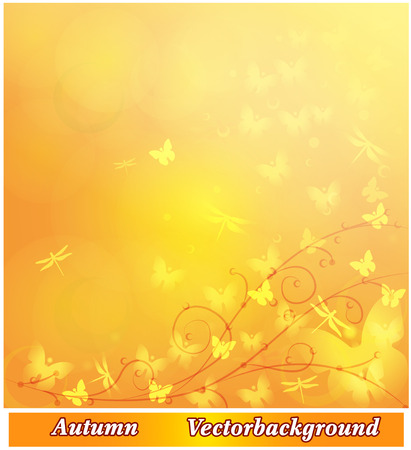 Autumnal backgroundのイラスト素材