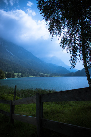 Lake in the mountainsの写真素材