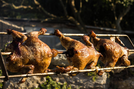 roast chickenの写真素材