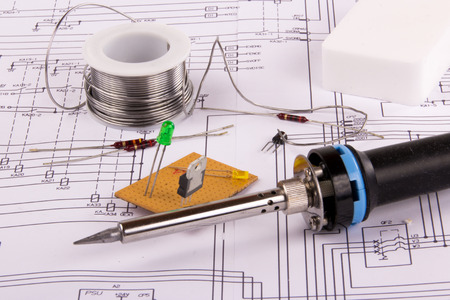 Soldering accessoriesの写真素材