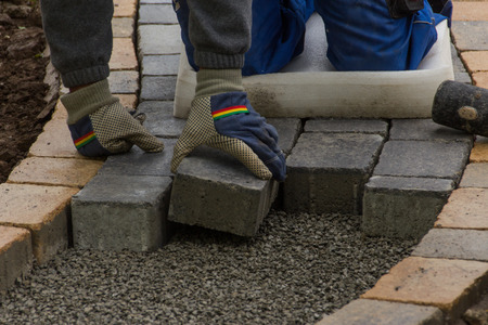 paving workの写真素材