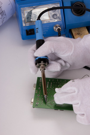 soldering stationの写真素材