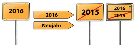 Signs Year 20152016のイラスト素材