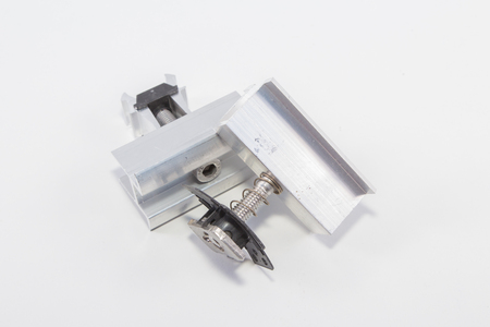 Holder for solar modulesの写真素材