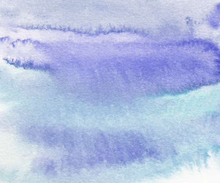 Abstract watercolor colorful background in blue colorsの写真素材
