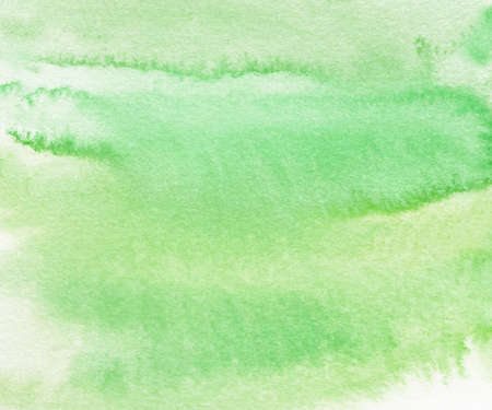 Abstract watercolor colorful background in green colorsの写真素材