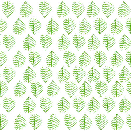 Watercolor green christmas seamless pattern with abstract geometric trees. Happy New and Merry Christmas texture.の写真素材