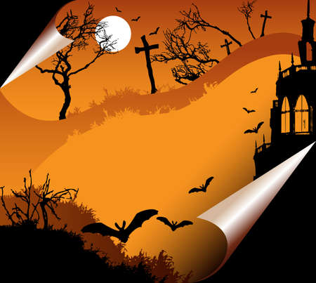 Halloween background のイラスト素材