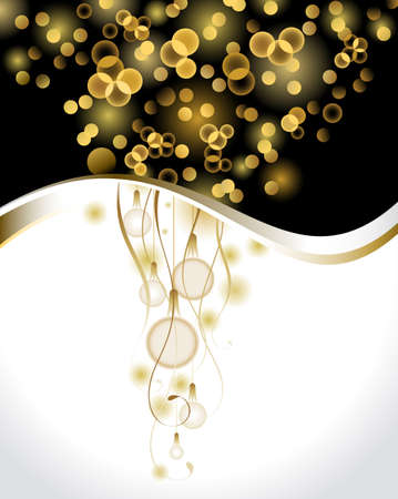 contrast Christmas backdrop with some baubles のイラスト素材