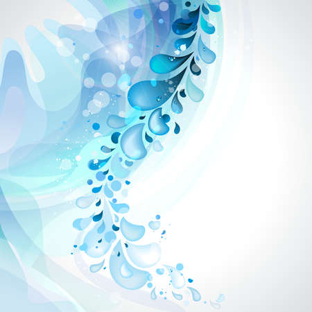 abstract blue motion background のイラスト素材