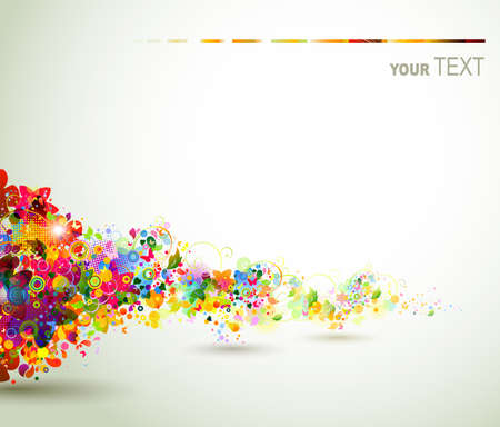 background with decorative composition background with decorative composition