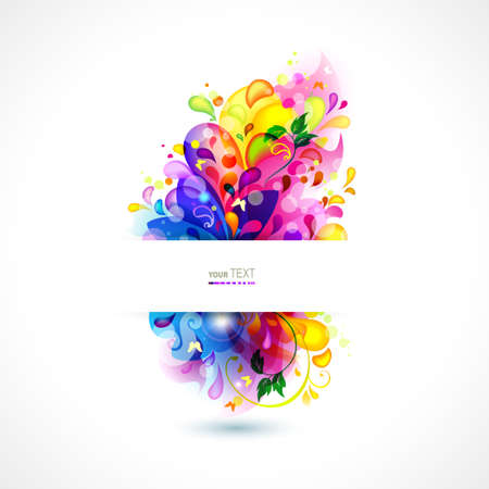 Bright summer composition のイラスト素材