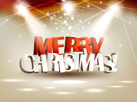 Merry Christmas  Letters のイラスト素材