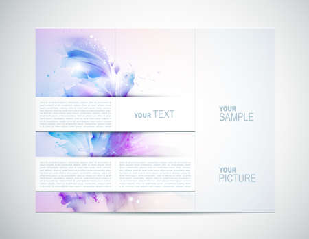 Brochure backgrounds with Abstract tender elementsのイラスト素材