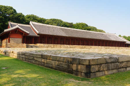 Jongmyo Shrine, Seoul, South Koreaのeditorial素材