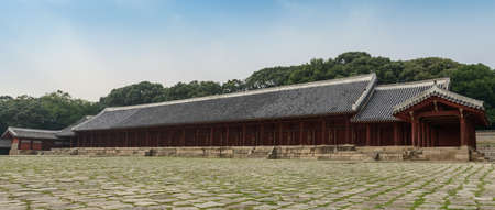 Panorama image of Jongmyo Shrineのeditorial素材