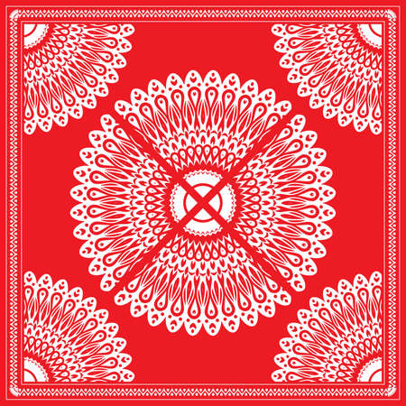 red bandanaのイラスト素材