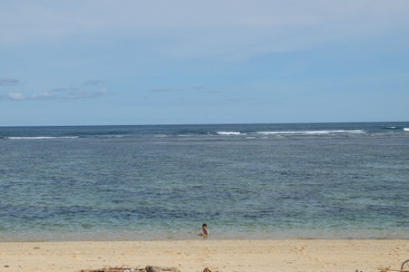 Beautiful beach in the south of the island of Sri Lanka.の写真素材