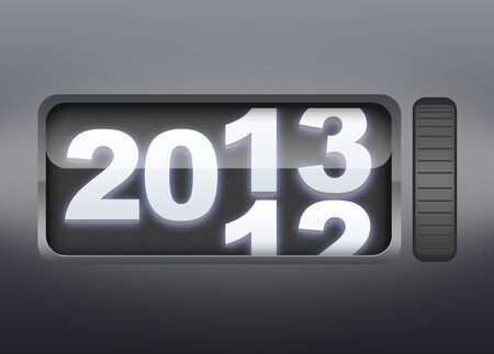 Happy New year 2013 counterの写真素材