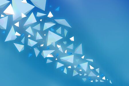 Blue abstract backgroundの写真素材