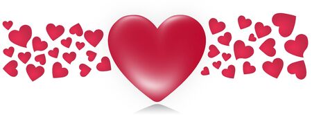 Valentines Heart labelの写真素材