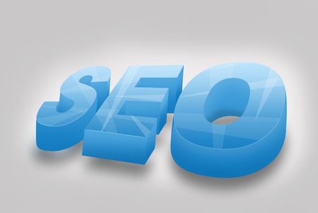 SEO dimensional letteringの写真素材