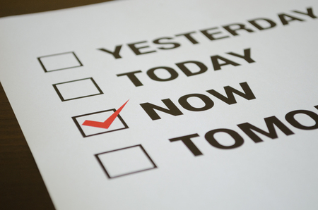  Do it now  motivation concept の写真素材