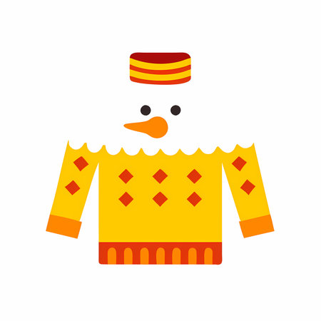 Snowman icon vector isolated on white background for your web and mobile app design, Snowman logo conceptのイラスト素材