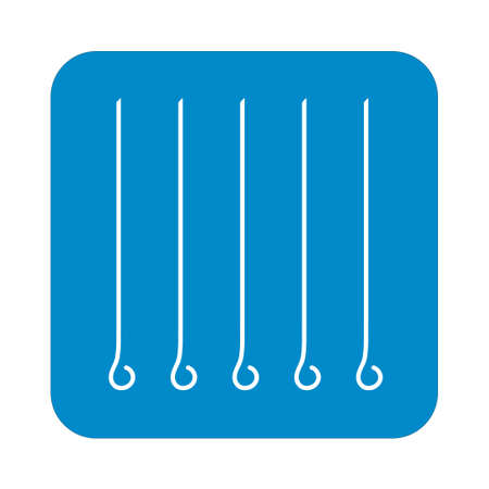 Skewers icon. Vector illustrationのイラスト素材