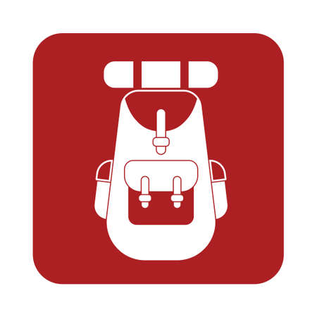 Backpack icon illustration isolated vector sign symbolのイラスト素材