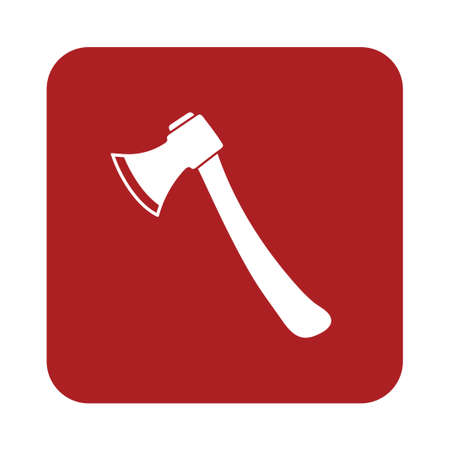 The ax icon. Axe symbol. Flat Vector illustrationのイラスト素材