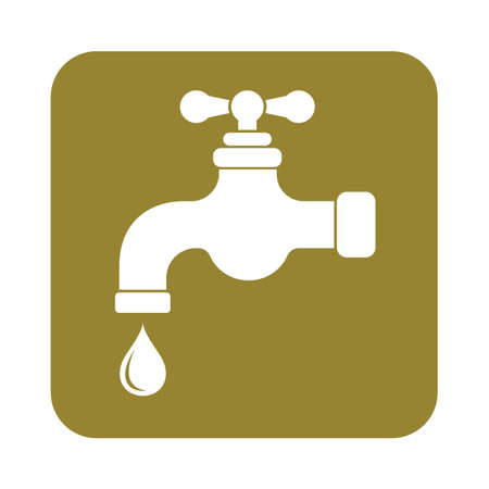 Water tap icon. Vector illustrationのイラスト素材