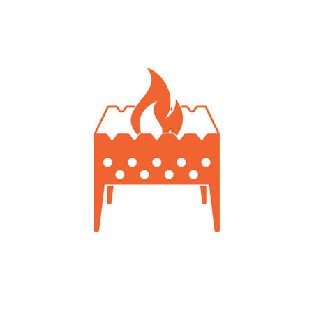 Brazier icon. Vector illustrationのイラスト素材