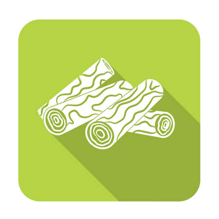 Firewood icon. Vector illustrationのイラスト素材